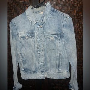 Free people denim jacket.